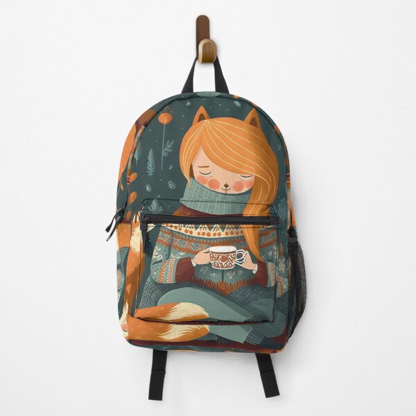 Item preview, Girl with her red fox designed and sold by WintBloom.