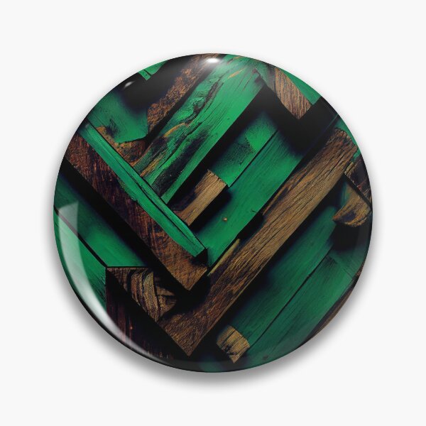 Item preview, Green Saturated Muted Wood Irregular Industrial Pattern Digital Painting designed and sold by CodeAndColors.