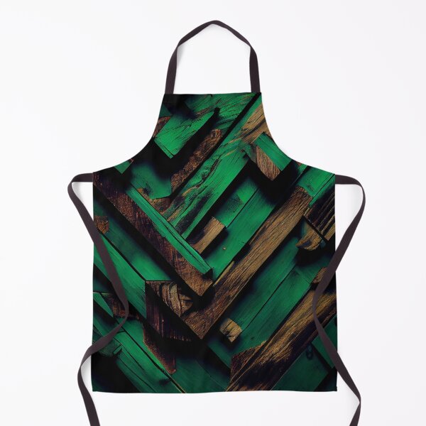 Item preview, Green Saturated Muted Wood Irregular Industrial Pattern Digital Painting designed and sold by CodeAndColors.