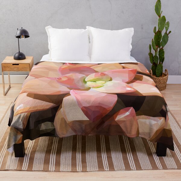 Item preview, Low Poly Red Succulent Garden designed and sold by ErinFCampbell.
