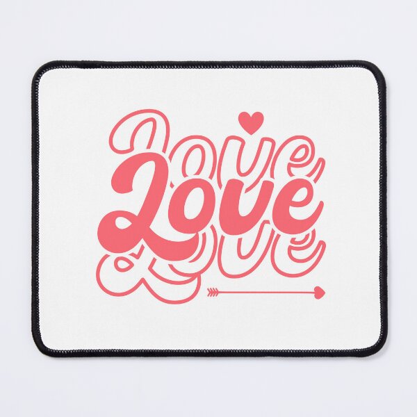 Item preview, Love cute valentine day typography design gift designed and sold by Yarafantasyart.
