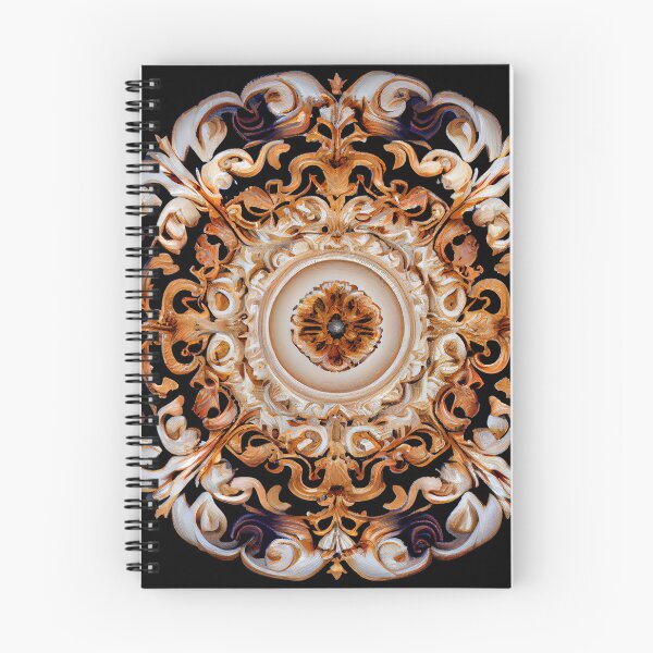 Item preview, Energetic Baroque Elegant Circular Transitional Pattern Digital Painting designed and sold by CodeAndColors.