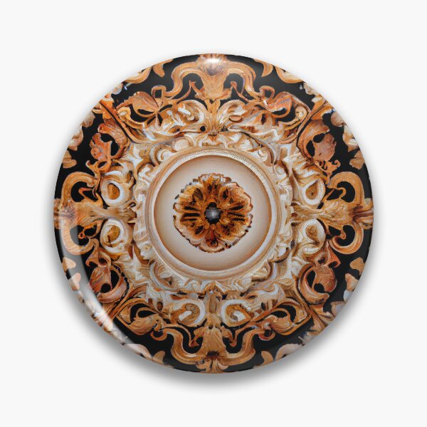 Item preview, Energetic Baroque Elegant Circular Transitional Pattern Digital Painting designed and sold by CodeAndColors.