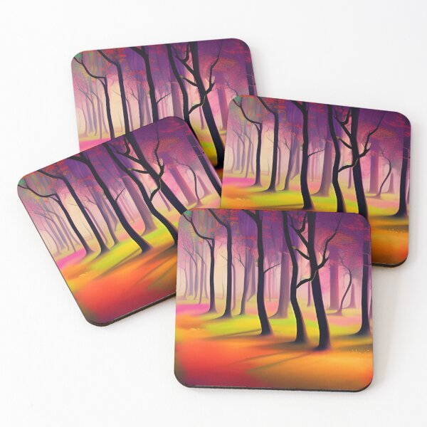 Item preview, Colorful Forest Canvas of Nature designed and sold by brandway.