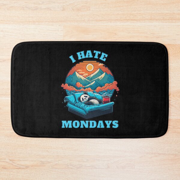 Item preview, New Panda-I Hate Mondays  designed and sold by letsgetinspired.