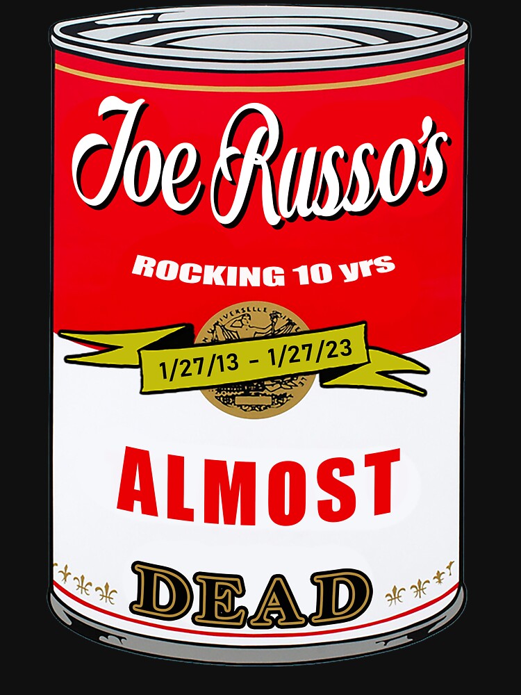 Joe Russo - Almost Dead (JRAD) 10th Anniversary Pin Essential T-Shirt for  Sale by BORNCRAZY | Redbubble