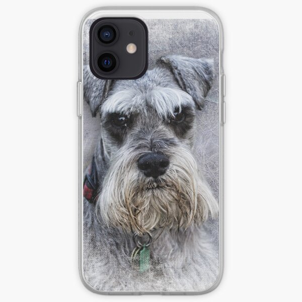 Serious Schnauzer iPhone Soft Case