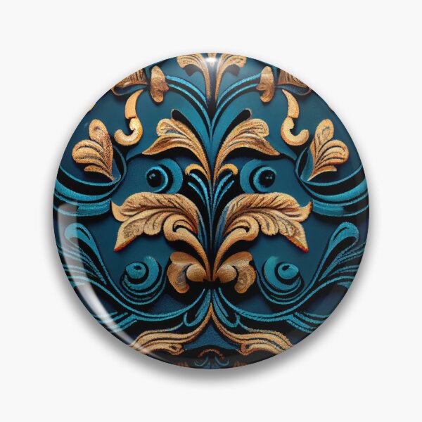Item preview, Baroque Classic Organic Asian Pattern Digital Painting designed and sold by CodeAndColors.