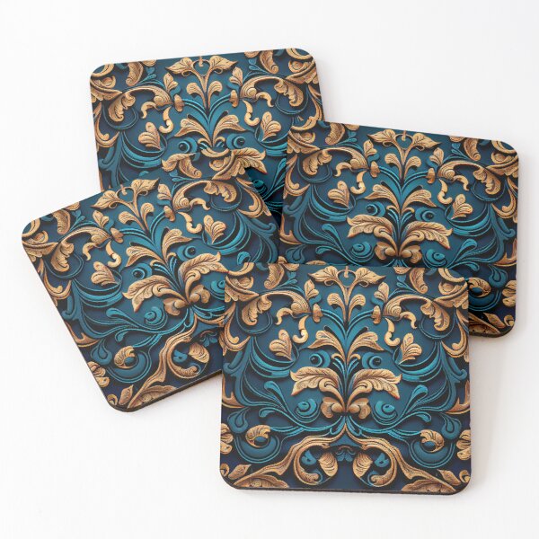 Item preview, Baroque Classic Organic Asian Pattern Digital Painting designed and sold by CodeAndColors.