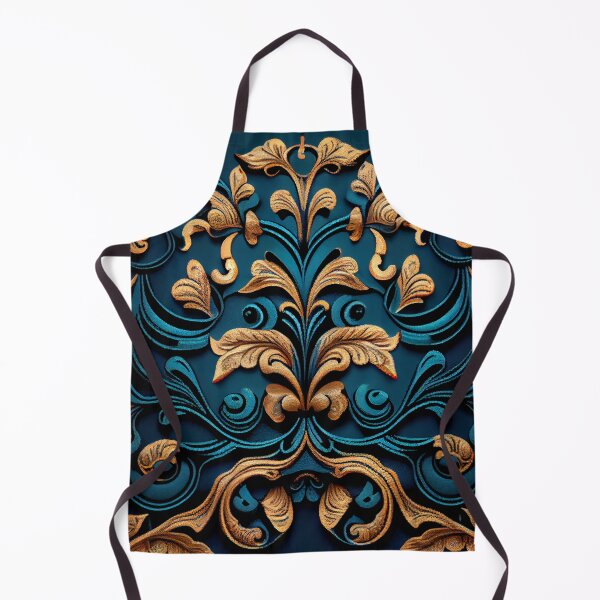 Item preview, Baroque Classic Organic Asian Pattern Digital Painting designed and sold by CodeAndColors.