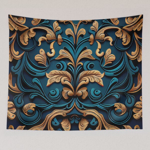 Item preview, Baroque Classic Organic Asian Pattern Digital Painting designed and sold by CodeAndColors.
