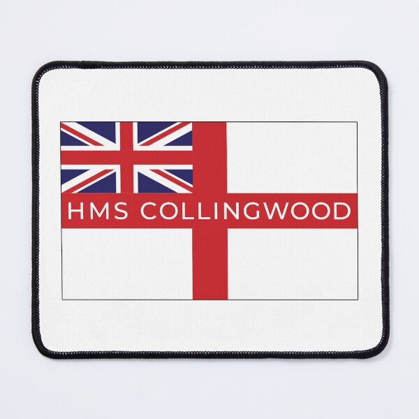Item preview, HMS Collingwood On British White Ensign - British Navy Shore Base designed and sold by Stuart Jones.