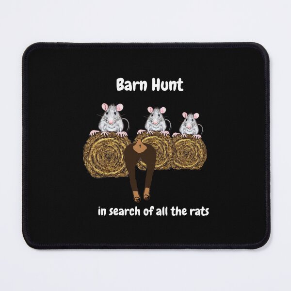 Item preview, Funny Barn Hunt - in search of all the rats with a tan/rust colored Doberman  designed and sold by Just4doglovers.