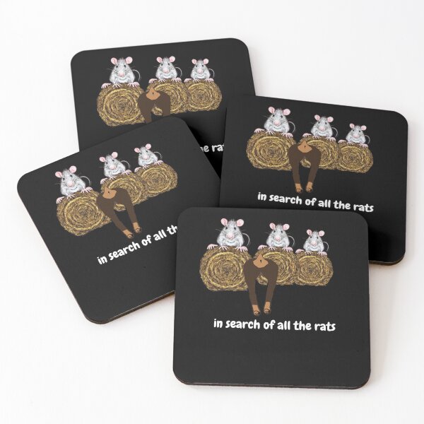 Item preview, Funny Barn Hunt - in search of all the rats with a tan/rust colored Doberman  designed and sold by Just4doglovers.