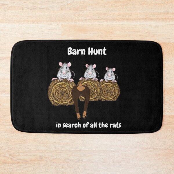 Item preview, Funny Barn Hunt - in search of all the rats with a tan/rust colored Doberman  designed and sold by Just4doglovers.