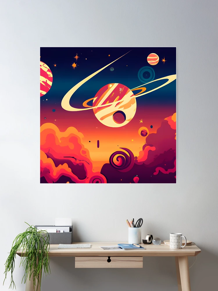Cosmic Pop Art: Exploring Planets and Outer Space