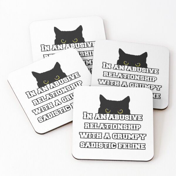 Item preview, In an abusive relationship with a grumpy sadistic feline designed and sold by classthetic.