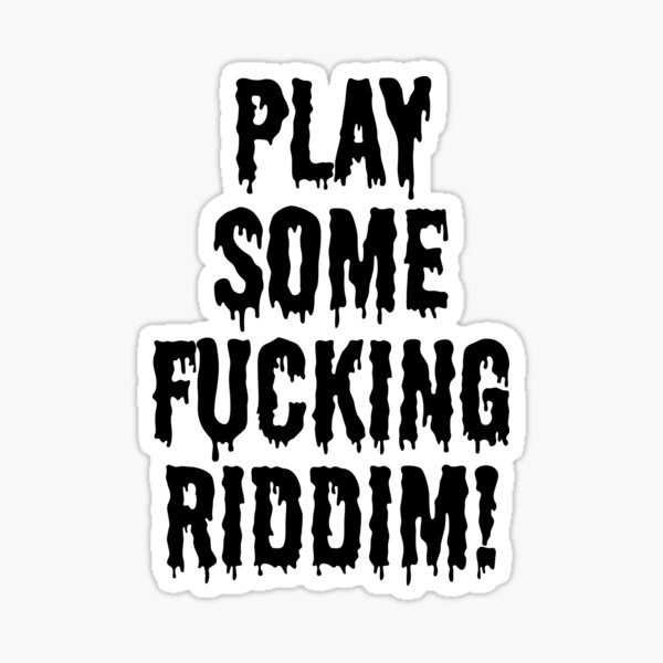 Artikel-Vorschau von Spiel verdammt nochmal Riddim, designt und verkauft von dbusk.