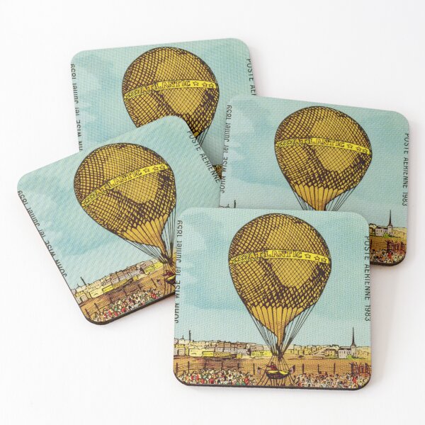 Item preview, Central African Republic John Wise Hot Air Balloon Postage Stamp designed and sold by StampLand.