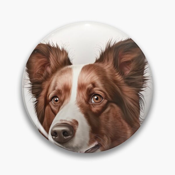 Item preview, Red Merle Border Collie Dog  designed and sold by DigitalRiggs.