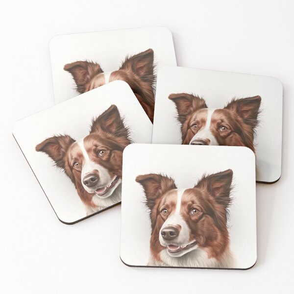 Item preview, Red Merle Border Collie Dog  designed and sold by DigitalRiggs.