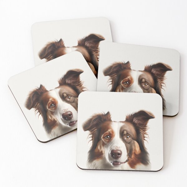 Item preview, Red Merle Border Collie Dog  designed and sold by DigitalRiggs.