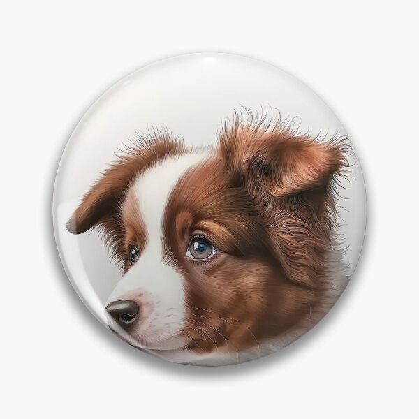 Item preview, Red Merle Border Collie Puppy designed and sold by DigitalRiggs.