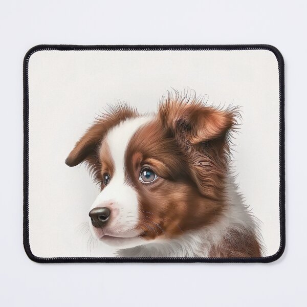 Item preview, Red Merle Border Collie Puppy designed and sold by DigitalRiggs.