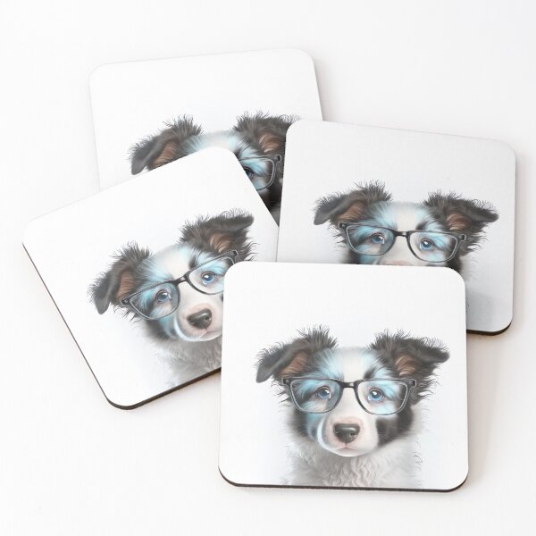 Item preview, Blue Merle Border Collie Puppy designed and sold by DigitalRiggs.
