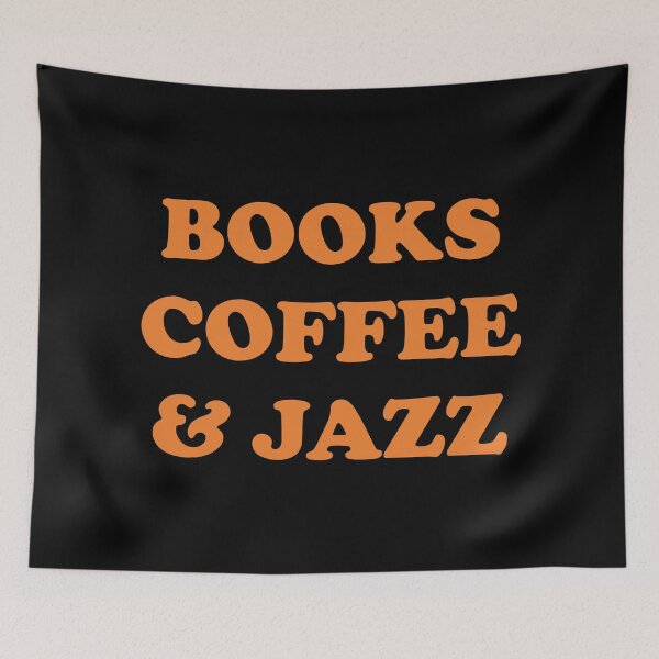 Item preview, Books coffee and Jazz  designed and sold by Inspirationmotivation.