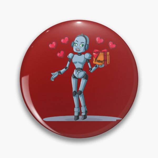 Artikelvorschau, frau roboter feiern valentinstag entworfen und verkauft von BISJOU.