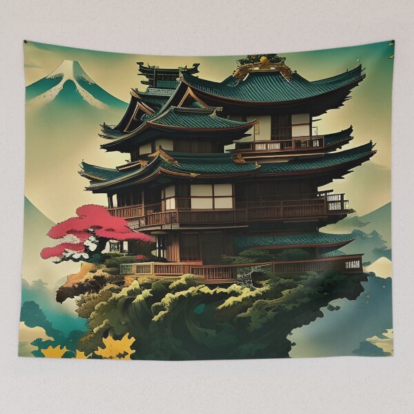 Item preview, The Temple Fantasy Garden. designed and sold by DEKA777.