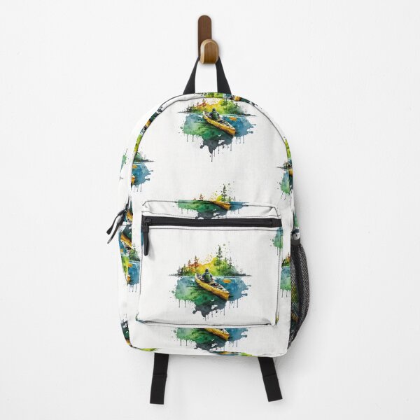 Item preview, Kayaking in the nature, forest and lake designed and sold by pixeldizajn.