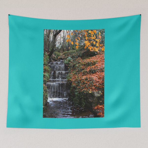 Item preview, Autumnal Water Course Buncrana Donegal Ireland Rainy designed and sold by eddiebarronshop.
