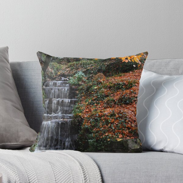 Item preview, Autumnal Water Course Buncrana Donegal Ireland Rainy designed and sold by eddiebarronshop.