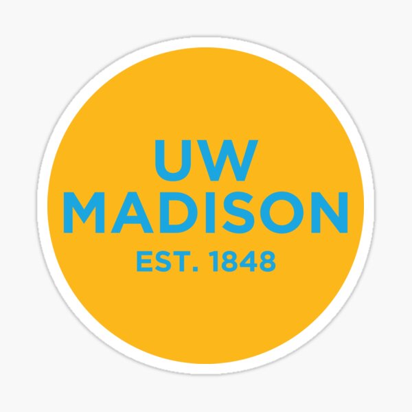 Vista previa del artículo con la obra «Mediodía de UW Madison», diseñado y vendido por Udaytonapparell.
