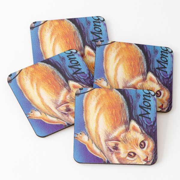 Item preview, Mongolia Cat and Kitten Postage Stamp designed and sold by StampLand.