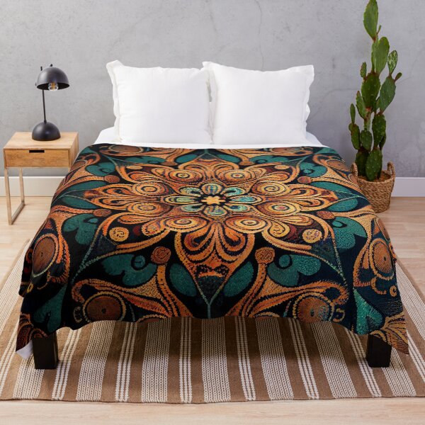 Item preview, Fine Bohemian Pattern Digital Painting designed and sold by CodeAndColors.