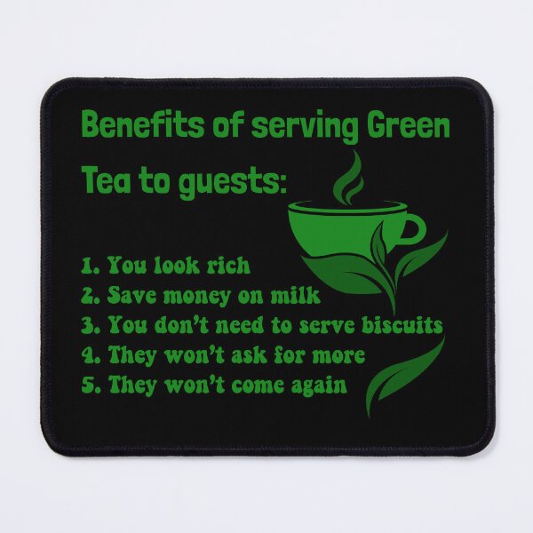 Item preview, Funny Green Tea Design designed and sold by Salukeart.