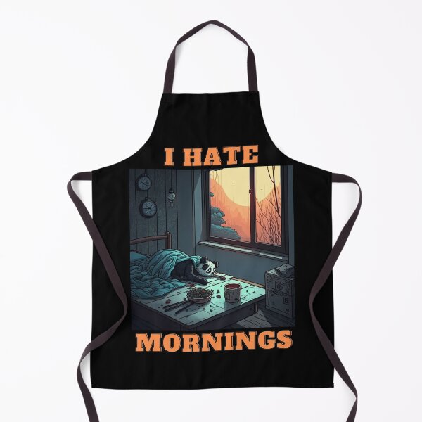 Item preview, New Panda-I Hate Mornings designed and sold by letsgetinspired.