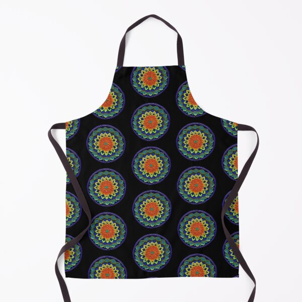 Item preview, BOHEMIAN MANDALA YELLOW, ORANGE AND BLUE designed and sold by DanaMire.