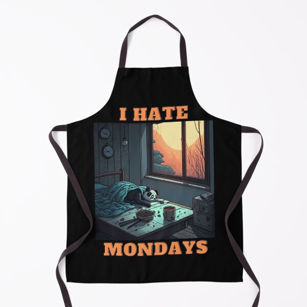 Item preview, New Panda-I Hate Mondays designed and sold by letsgetinspired.