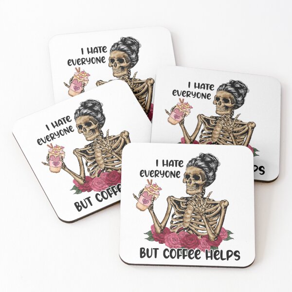Item preview, Coffee Skeleton designed and sold by Line Artistry.