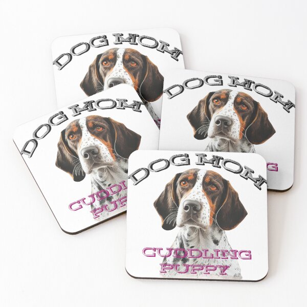 Item preview, Dog Mom Cuddling Puppy A Paw-sitively Beagle designed and sold by PosterManiaRo.