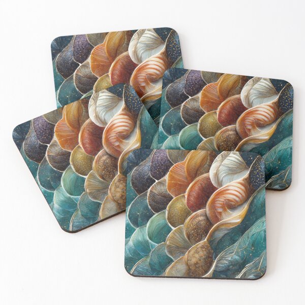 Aperçu de l'œuvre Motif coquillage coloré créée et vendue par funmoun55.