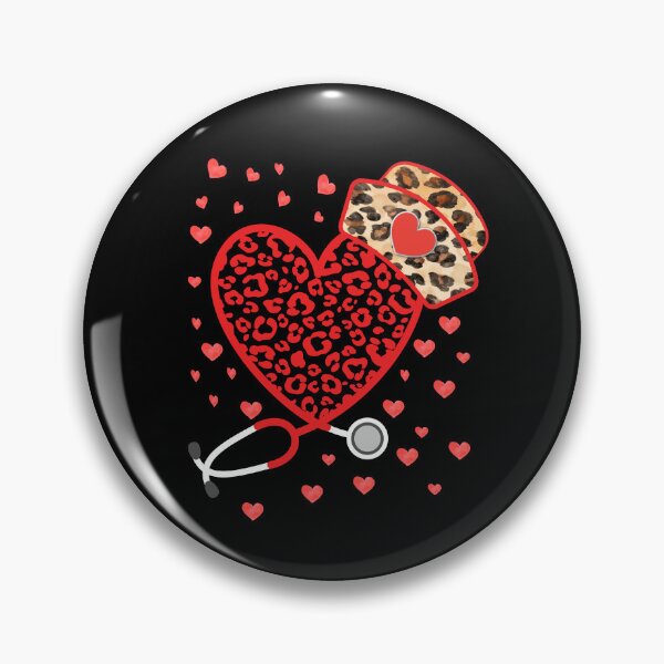 Item preview, Girls Women Nurses Valentines Day Hearts Stethoscope designed and sold by CoolCreative.