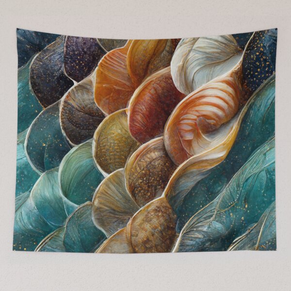 Item preview, Colorful seashell pattern designed and sold by funmoun55.