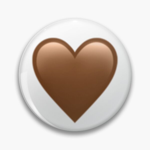 Artikelvorschau, Braunes Herz - iPhone iOS Apple Emoji entworfen und verkauft von KaomojiKitchen.