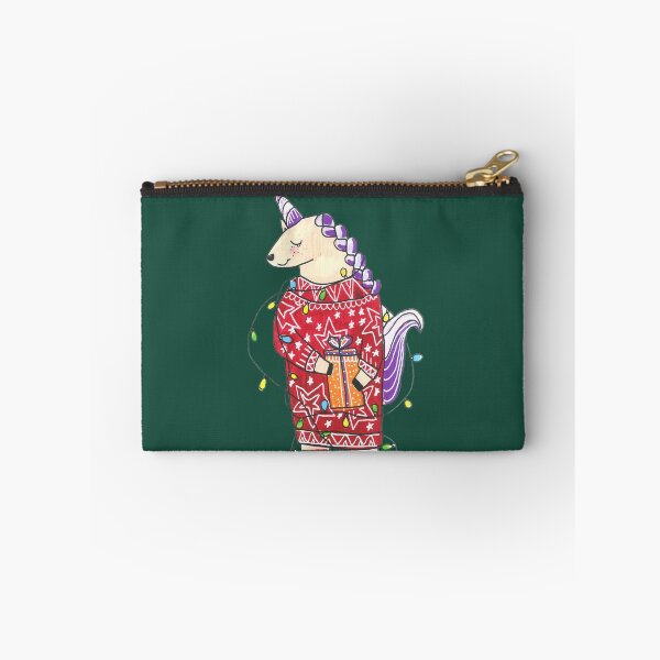 Aperçu de l'œuvre Super mignon licorne de Noël créée et vendue par DoodlesAndStuff.