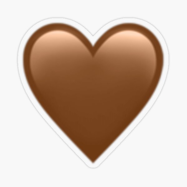 Brown Heart Emoji Gifts & Merchandise for Sale | Redbubble